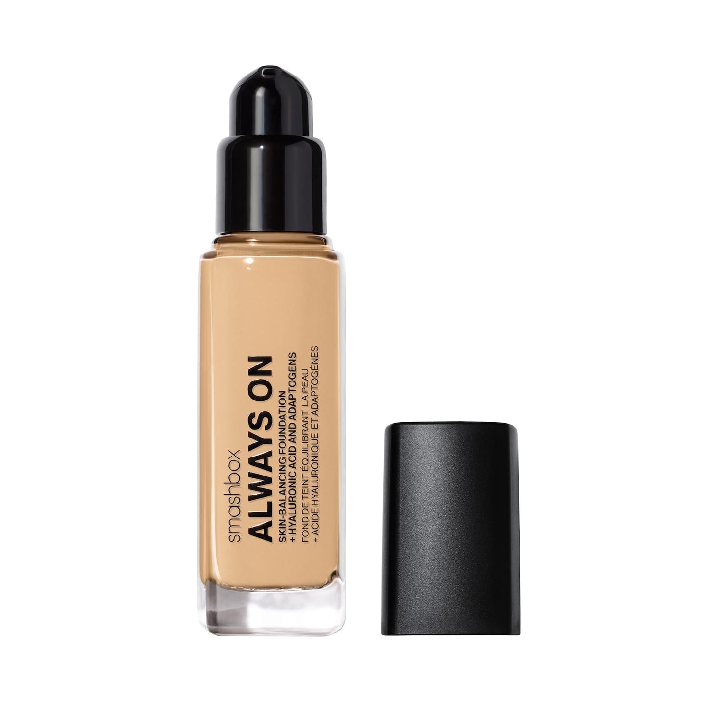 Smashbox Always On Foundation with Hyaluronic Acid | Medium-To-Full Coverage | Hydrating + Long Lasting, 1 Fl Oz, L20W