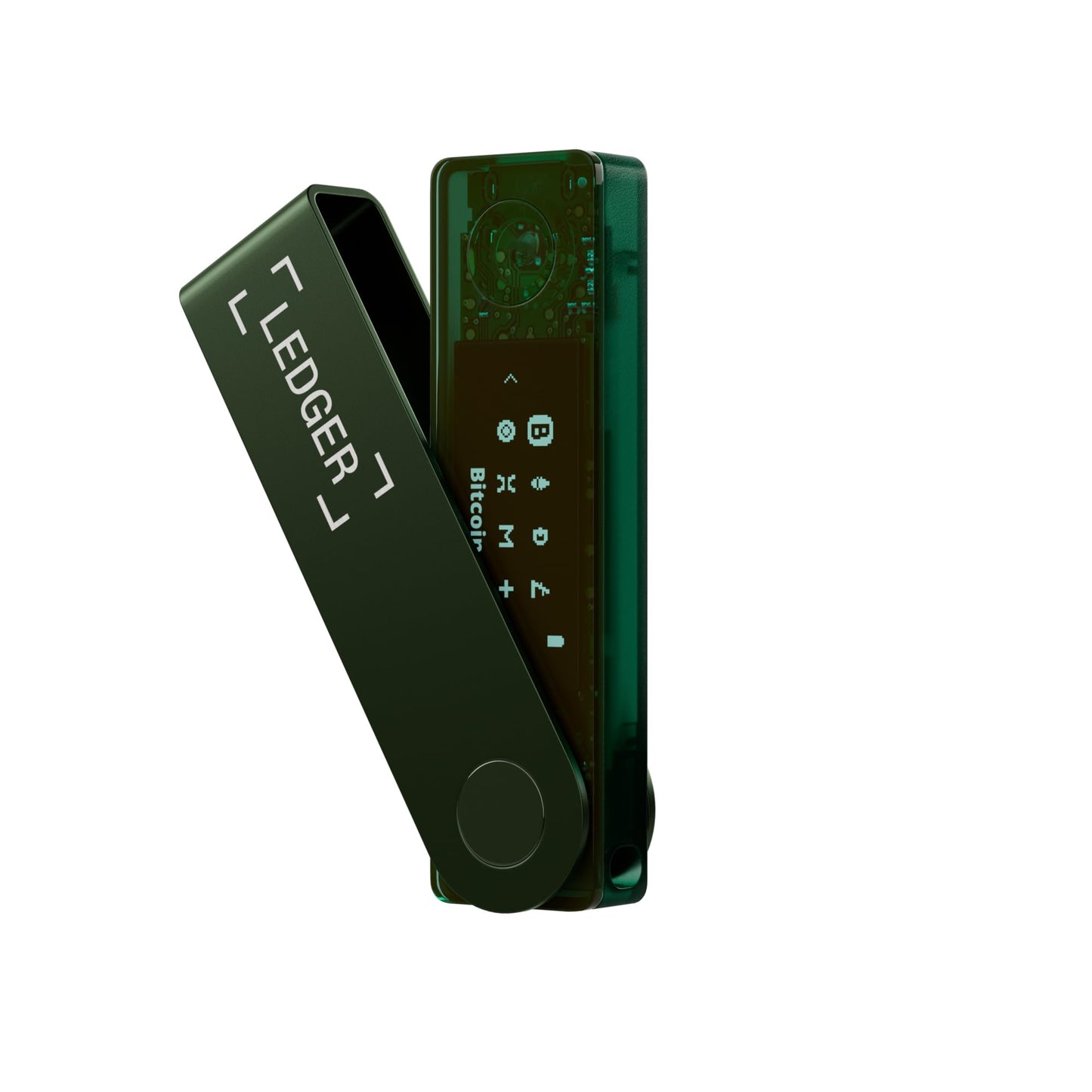 Ledger Nano X Crypto Wallet Signer - Securely Manage All Your Crypto Assets with This Bluetooth Enabled Classic - Emerald Green