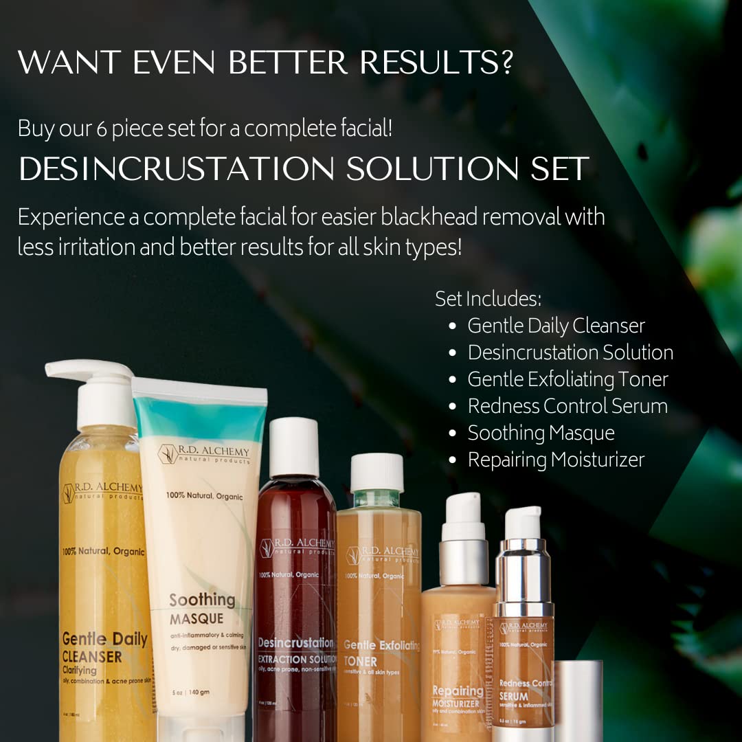 RD ALCHEMY - Desincrustation Solution / Scaling Fluid Blackhead Remover - Professional Skincare for Smooth Extractions & Deep Cleansing For Clearer Skin. Professional and Home Use.