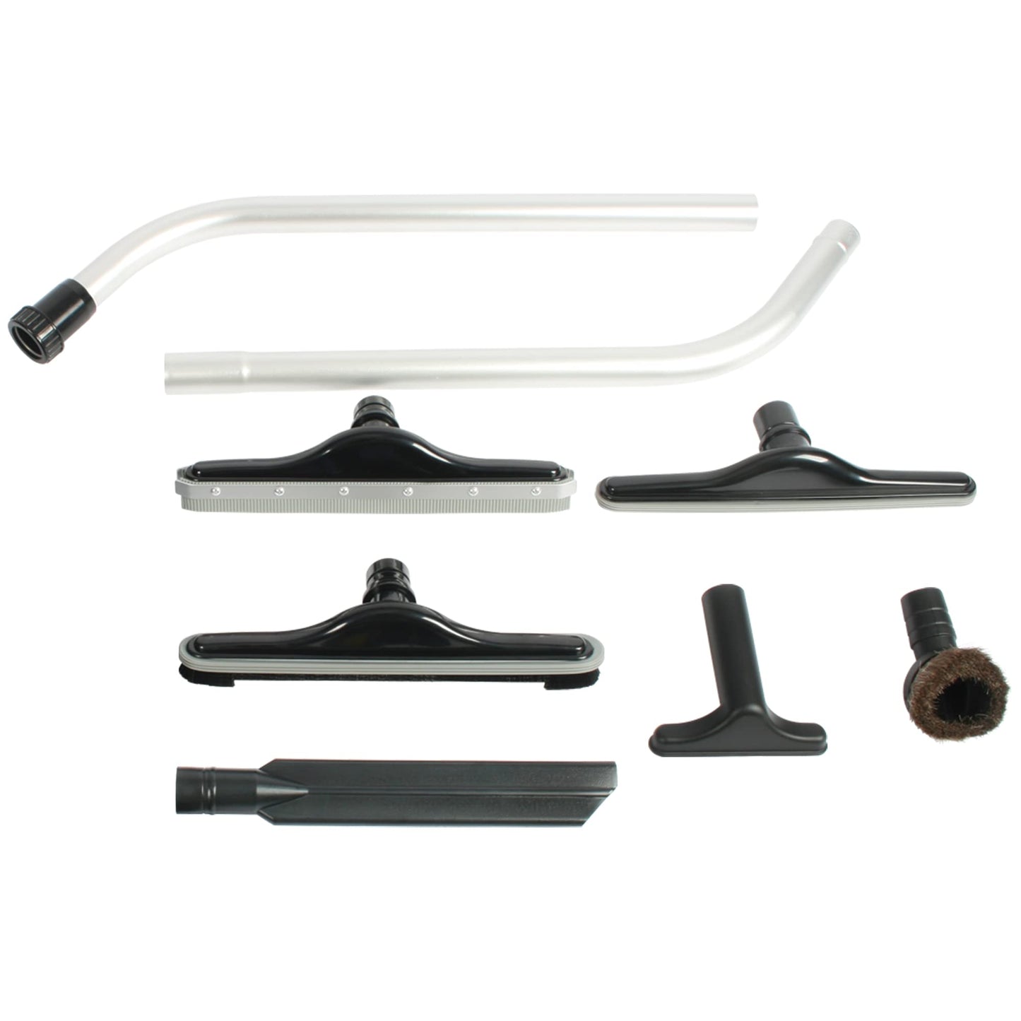Cen-Tec Systems Complete Backpack Vacuum Attachment Kit w/ 2-Piece S-Wand, Floor Brush, and Squeegee Tool