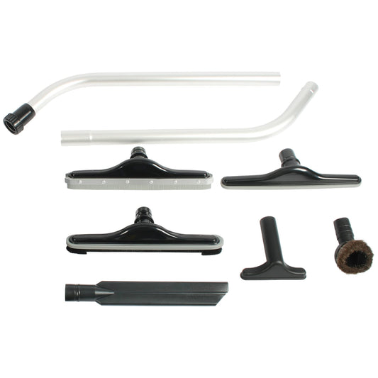 Cen-Tec Systems Complete Backpack Vacuum Attachment Kit w/ 2-Piece S-Wand, Floor Brush, and Squeegee Tool
