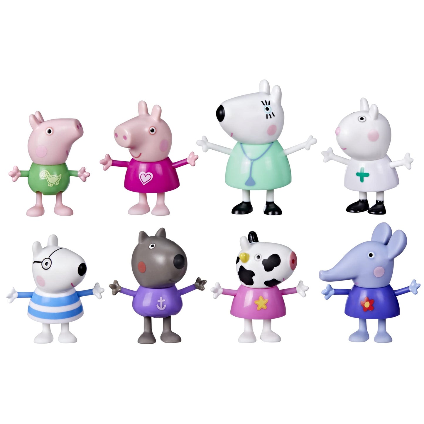 Peppa Pig Dr. Polar Bear Calls On Peppa and Friends Figure Pack Preschool Toy, Includes 8 Figures, for Ages 3 and Up