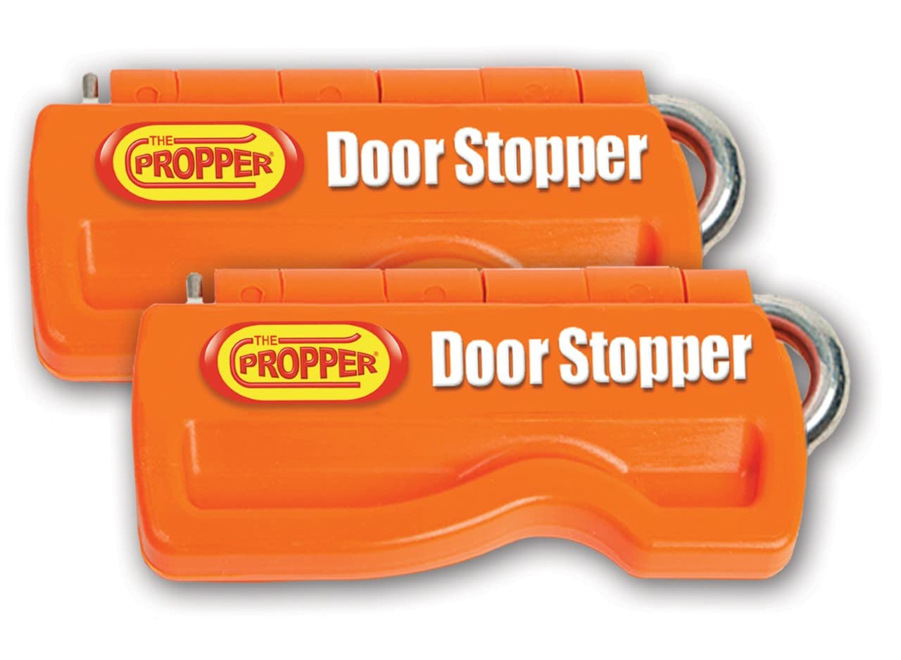 Propper Door Stopper - Professional Door Stop for Moving Office Home or School - Great for Police, Admin, Firefighters and Any time You Need a Door to Stay Open - 2 Pack