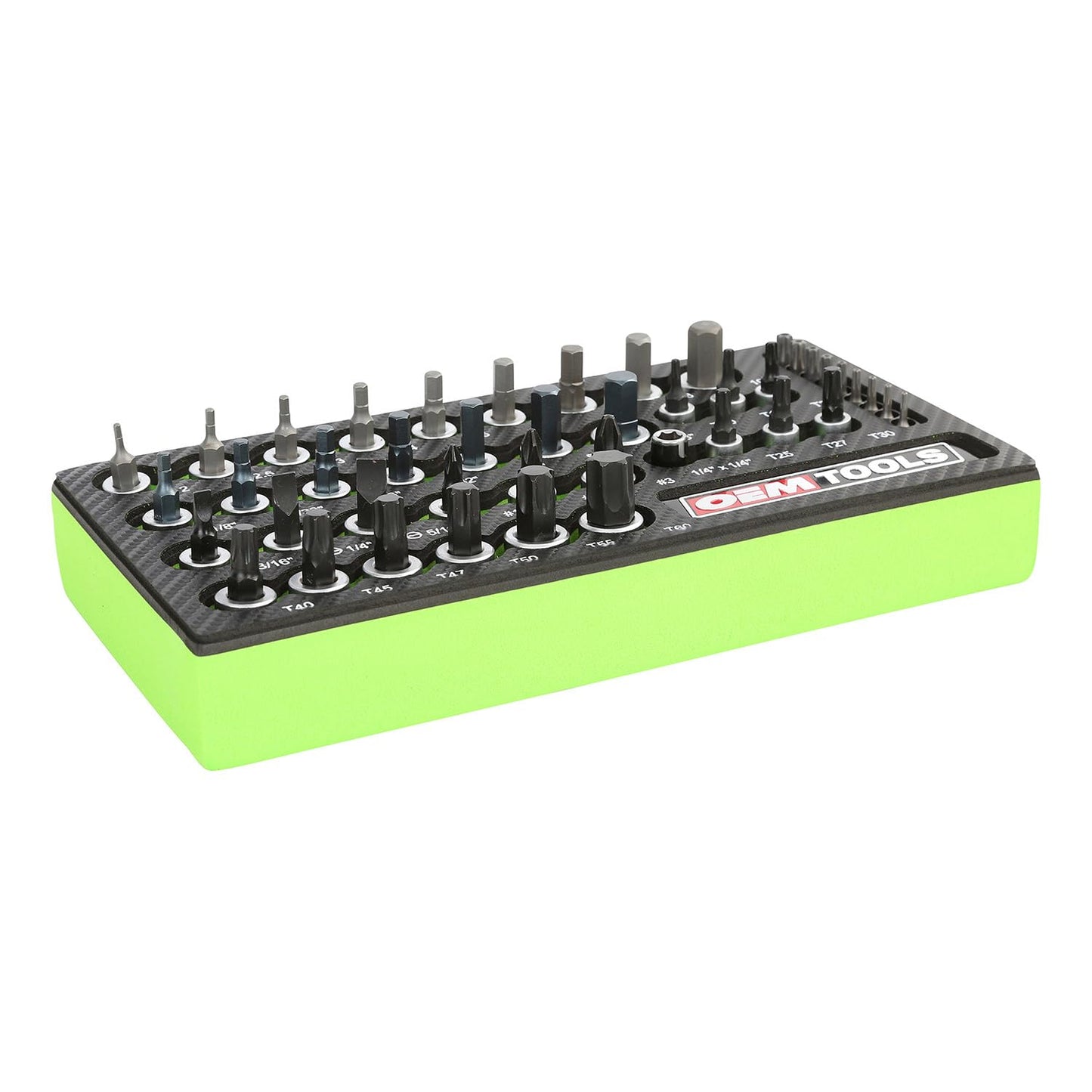 OEMTOOLS 23992 44-Piece Torx Socket Set, Ideal Torx Bit Set for Automotive Work, Heat Treated Alloy Steel Set, Posi-Grip Design, Rust-Resistant Finish, Tool Box Organizer EVA Tray Include