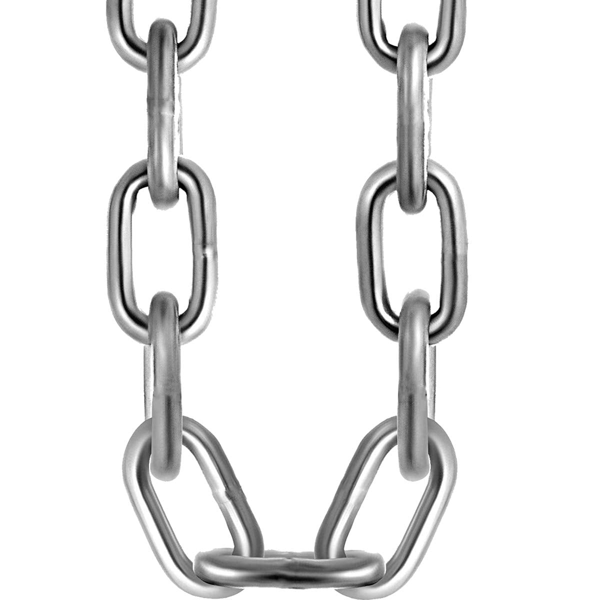 Stainless Steel Link Chain, Ekunbuy 304 Stainless Steel Link Proof Coil Chain Heavy Duty Chains Cable Safty Towing Chain for Trailer Swing Hanging Anti-Theft