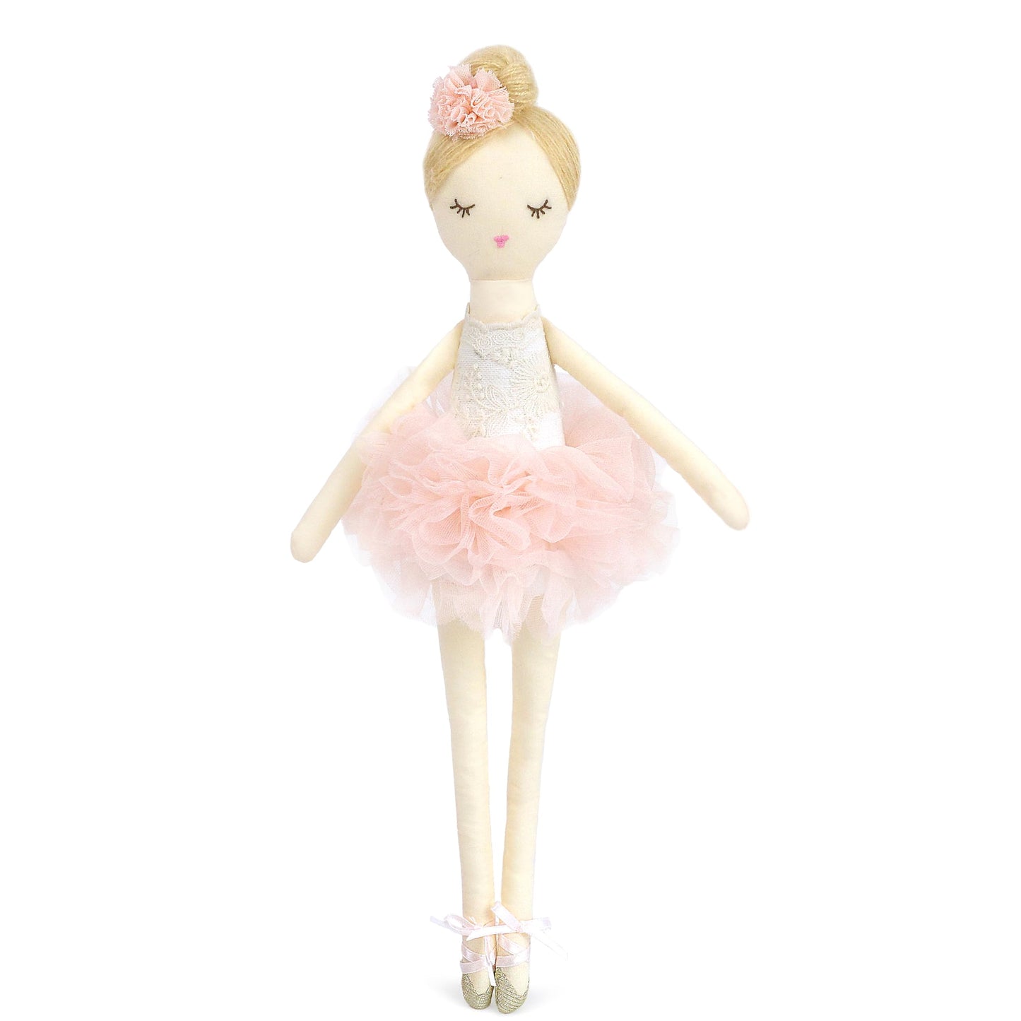 MON AMI Charlotte The Ballerina 15-Inch Stuffed Doll for Girls | Soft Ballerina Plush Doll | Elegant Playtime Companion | Charming Nursery & Bedroom Décor | Plush Gift for All Ages