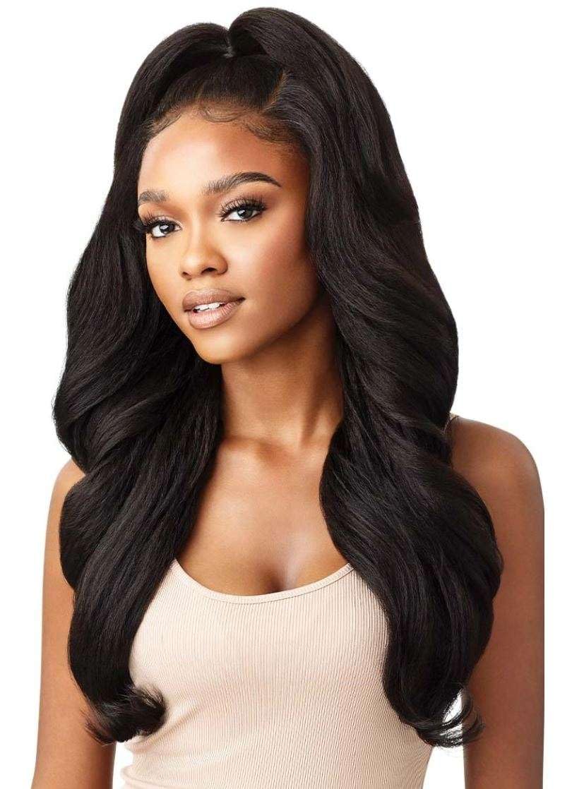 Outre Perfect Hair Line Synthetic 13x6 Faux Scalp Lace Front Wig - JULIANNE 24 (DR4/HNBRN)