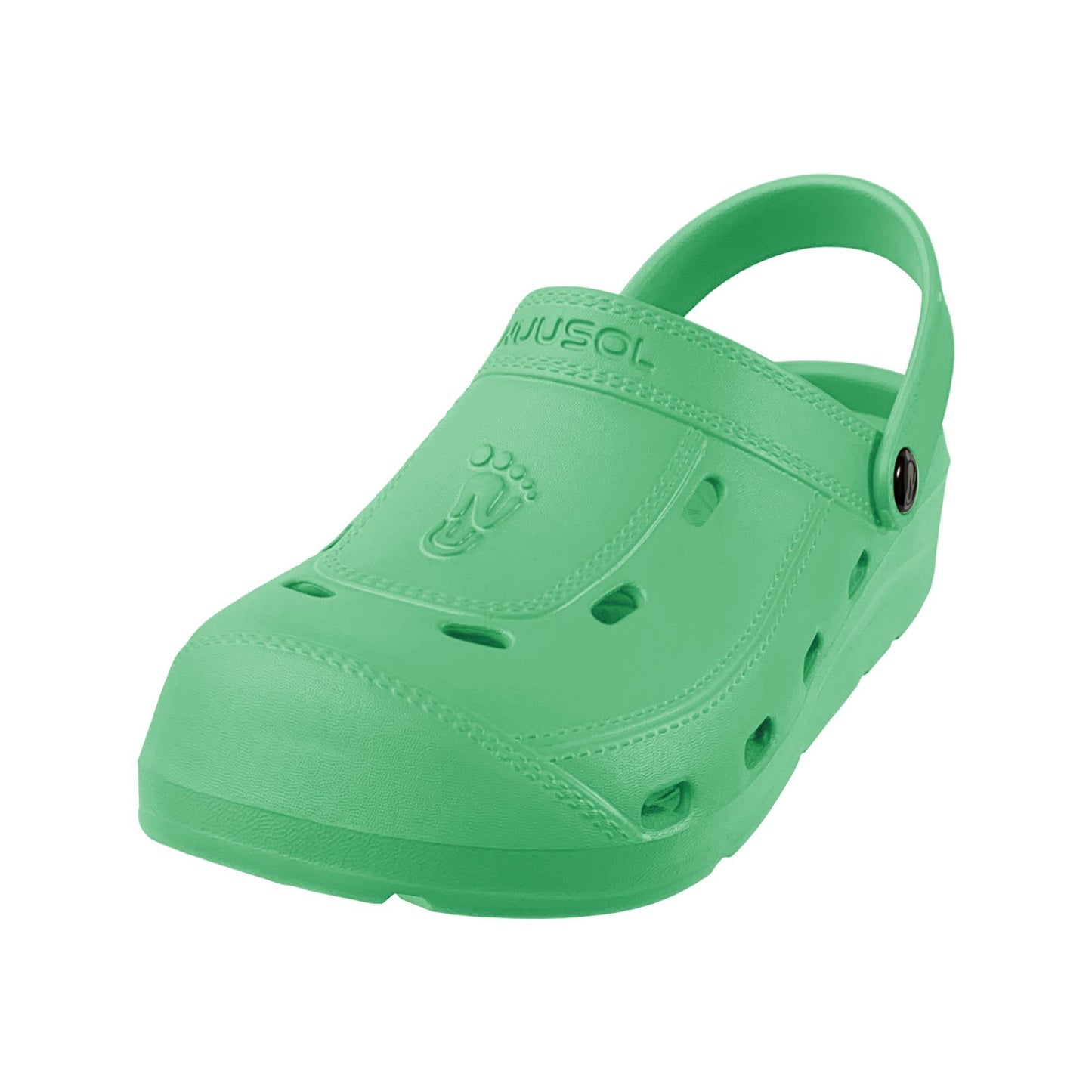 NUUSOL Unisex McCall Clog; Non-Slip Hiking/Plantar Fasciitis Footwear; Soft, Lightweight & Comfortable; Arch Support & Textured Footbed, Sage Green, 6 Women/5 Men
