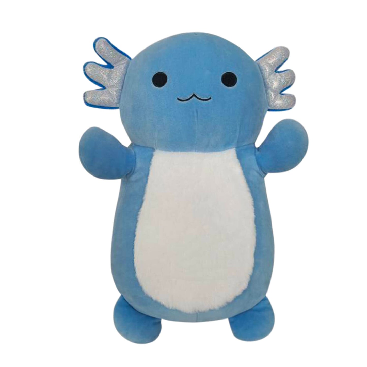 Squishmallows HugMees 14-Inch Blue Gradient Axolotl with Silver Gills Plush - Add Miss Vi to Your Squad, Ultrasoft Stuffed Animal Large Plush Toy, Official Kelly Toy Plush