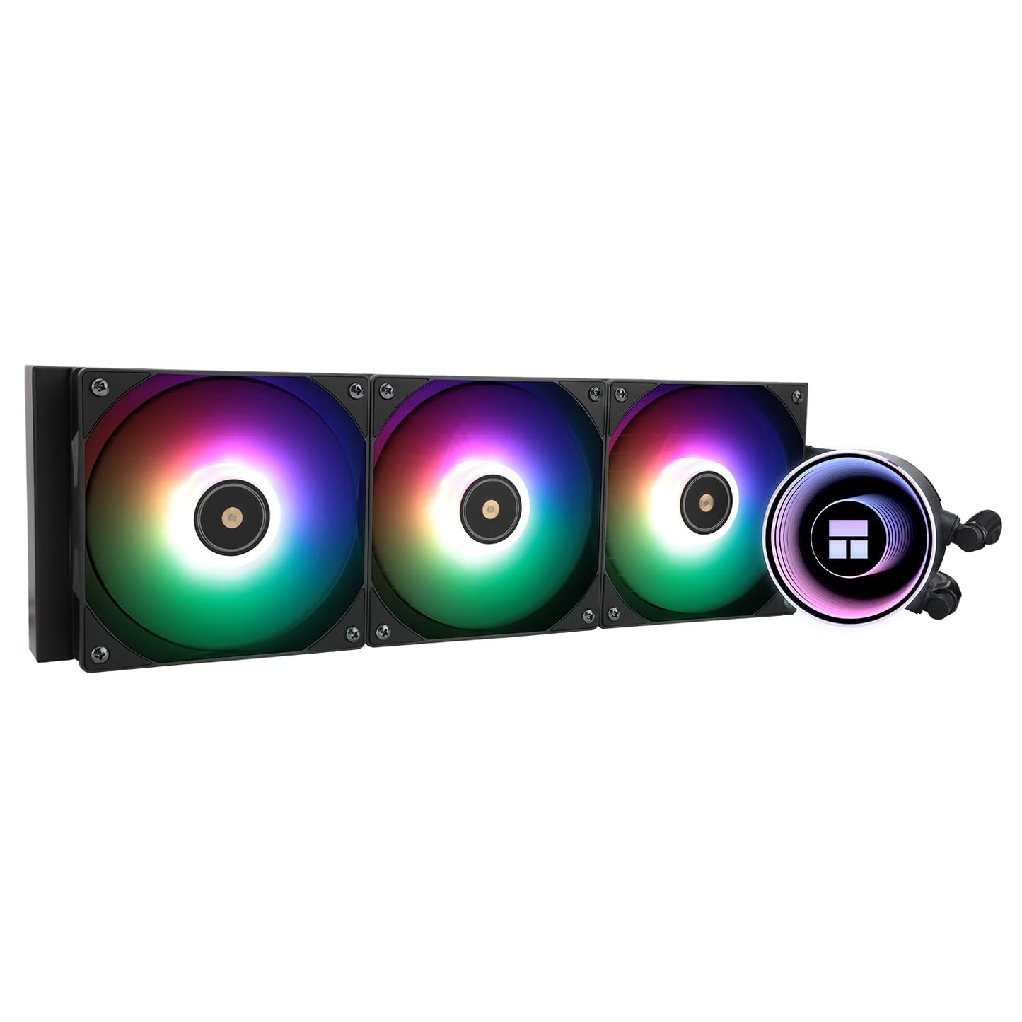 Thermalright Frozen Notte 360 Black ARGB V2 Water Cooling CPU Cooler, 360 Black CPU Cooler Specifications, 3×120mm PWM Fans, S-FDB Bearings, Suitable for AMD/AM4, Intel LGA 1700/1150/1151/1200/2011