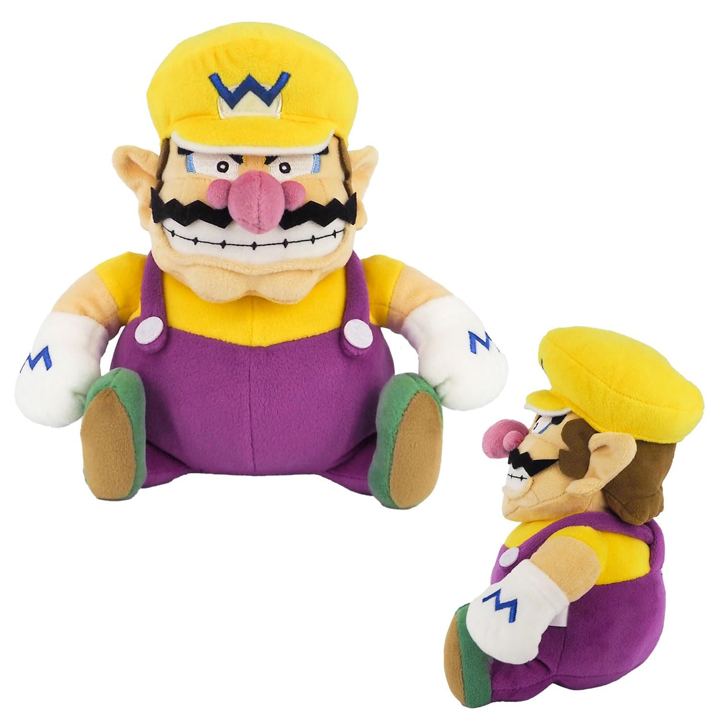Sanei Super Mario All Star Collection-AC08-10-Inch Wario Small Plush