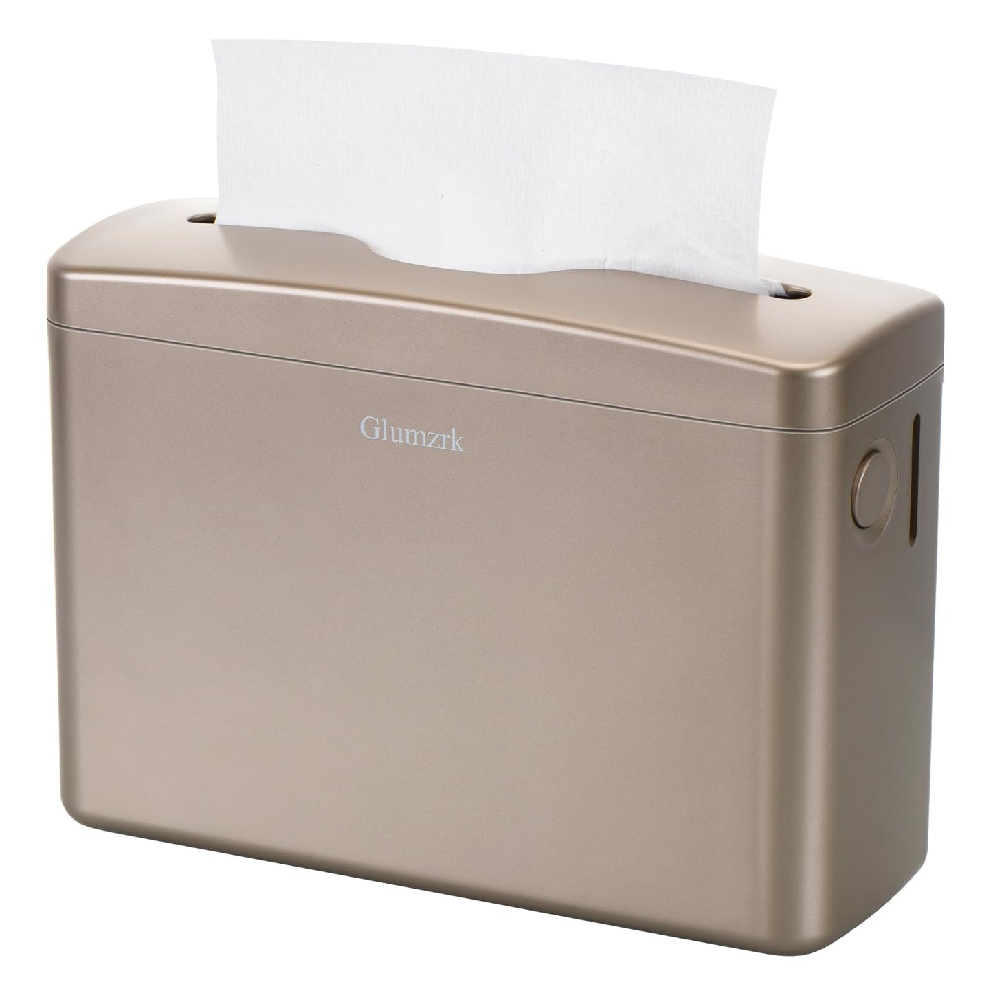 Countertop Paper Towel Dispenser Universal Fit for Multifold, Z-Fold Trifold Hand Towels, Commercial Napkin Dispenser for Bathroom Home Kitchen Toilet ABS Paper Towel Holder (Champagne Gold)