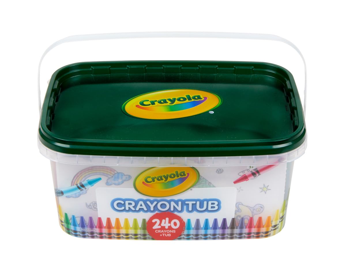 Crayola 240 Crayons, Bulk Crayon Set, Cute School Supplies, Gift for Kids, 2 of Each Color [Amazon Exclusive]