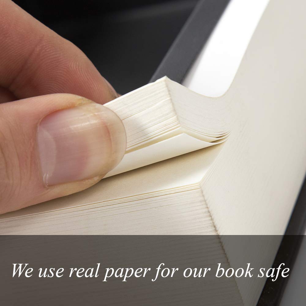 Hidden Safe Book Safe with Combination Lock - Diversion Safe, Secret Storage, Fake Book Box, Small Safe Box for Cash and Money - Book Safe Lock Box - Hidden Safes in Plain Sight (Bible) (X-Large)