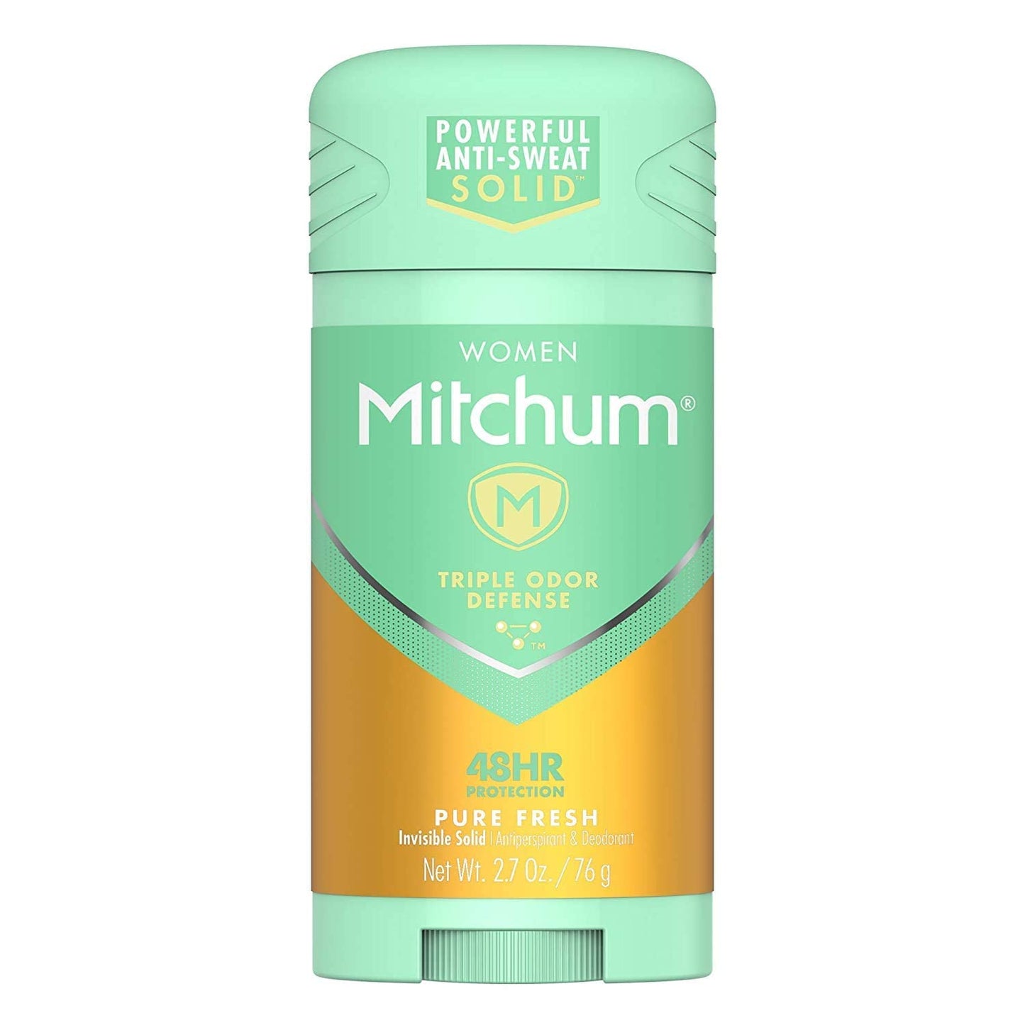 Mitchum For Women Advanced Control Anti-Perspirant Deodorant Invisible Solid Pure Fresh 2.70 oz (Pack of 6)