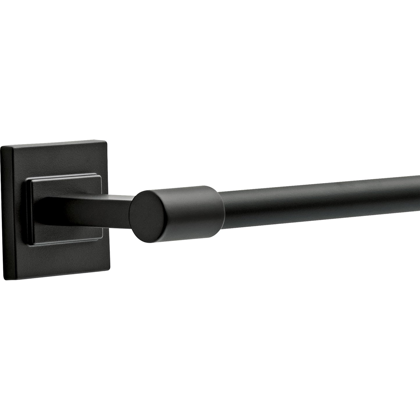 Delta Faucet McLaren 3-Piece Bathroom Set, Matte Black, 18"/24" Towel Rack, Toilet Paper Holder, Ring MCL63-MB