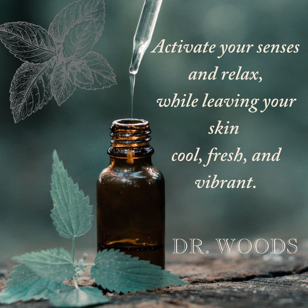 Dr. Woods Liquid Castile Soap - Pure Tea Tree Oil and Peppermint Soap, Body Wash for Men and Women, Contains Organic Shea Butter, Natural Cleaner for Face, Hands, and Body - 32 Fl Oz, Pack of 2