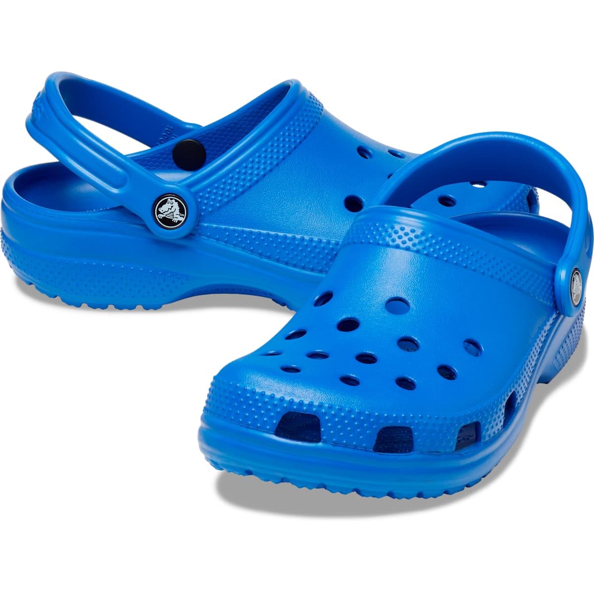 Crocs Unisex-Adult Classic Clog, Clogs for Women and Men, Blue Bolt, 7 Men/9 Women