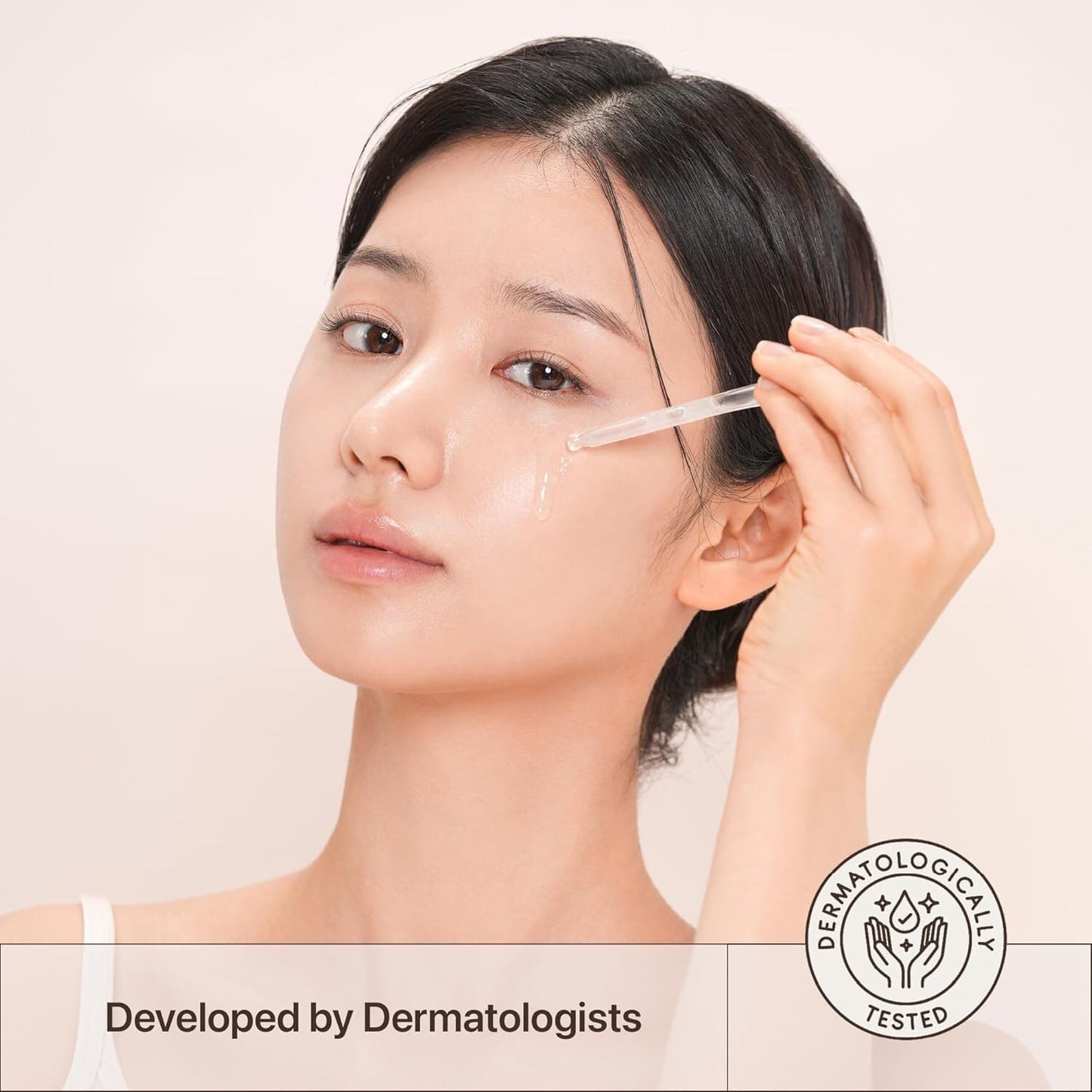 CU Dr. Solution PDRN Ampoule Korean Skin Care with Salmon DNA, Plant Based Bakuchiol, Moisturizing Bifida, and Collagen, Korean Skin Care PDRN Serum Ampoule, 35 ml (1.01 fl. oz.)