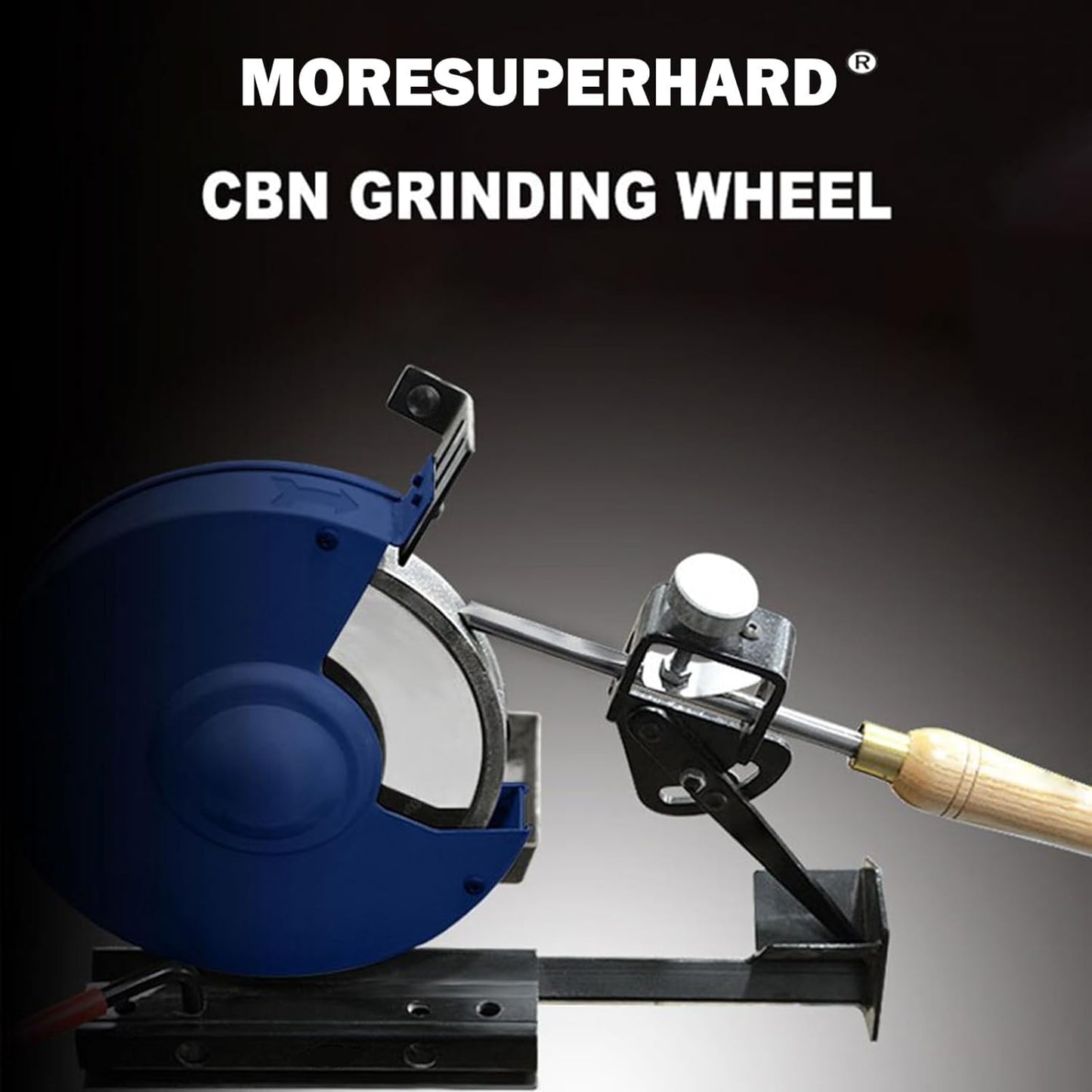 MORESUPERHARD CBN Grinding Wheel 6 inch 1000 Grit,1/2" Bore,1" Wide,forAll Kinds of 6 inch Bench Grinders,for Sharpening High Speed Steel Tools WoodTurining Tools(1000 Grit)