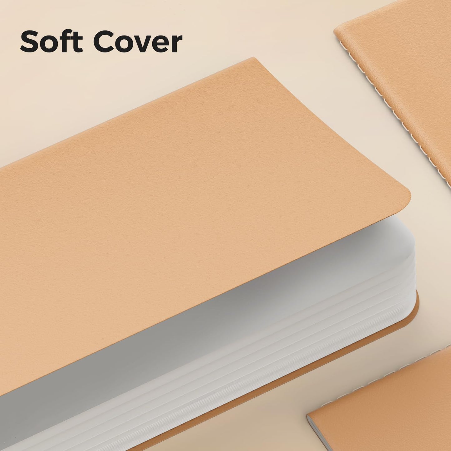 XYark Large Blank Notebook Journals Bulk with Thick Plain Paper, 60 Pages, 8.5x11 inch, Sketchbook Composition Diary Subject Notebooks Planner for Students Office, Kraft Journal Set, 12 Pack