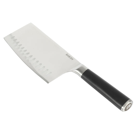 Babish 6.5-Inch Forged Cleaver Knife – High-Carbon 1.4116 German Steel Full Tang Kitchen Knife for Heavy-Duty Chopping and Slicing