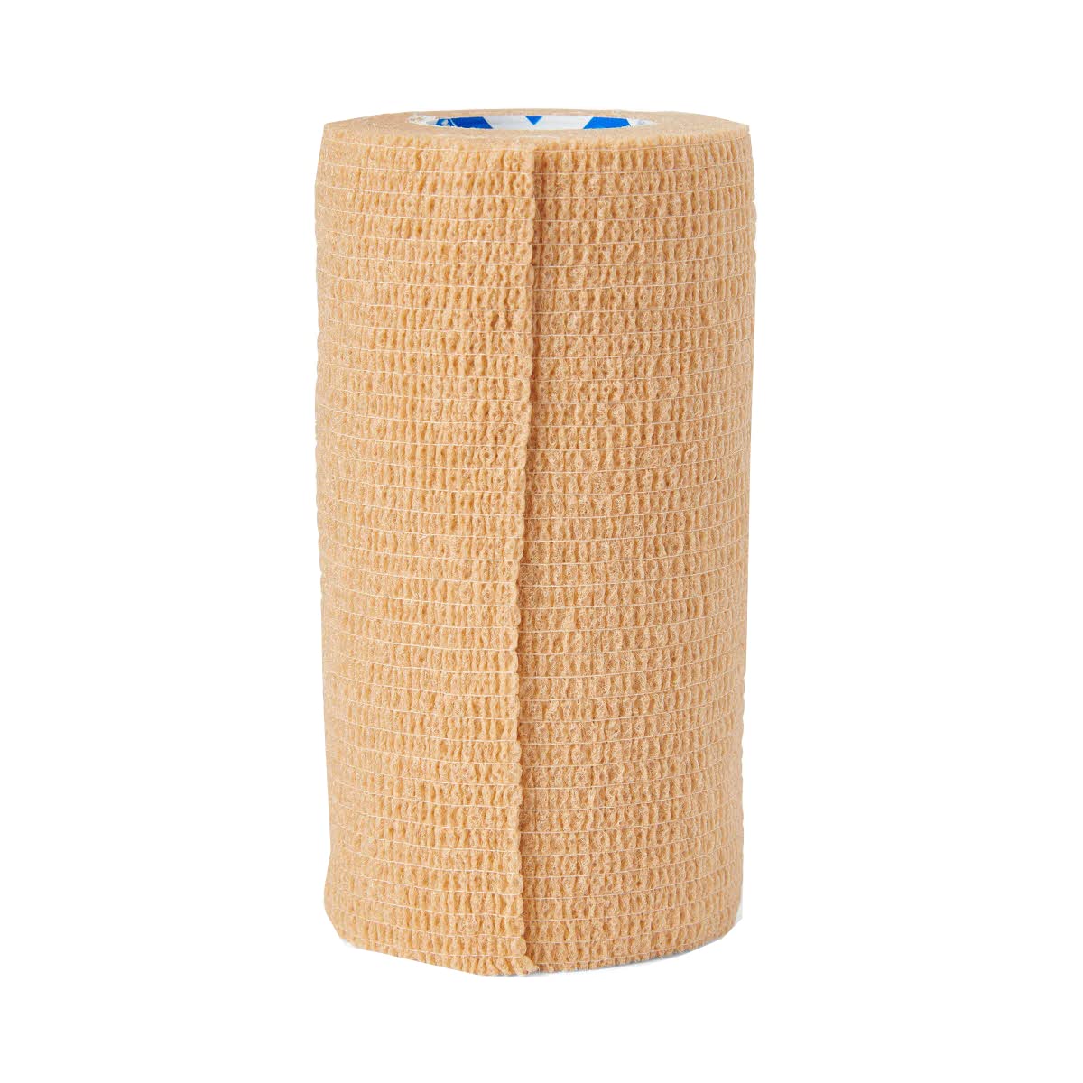 Medline Self-Adherent Cohesive Wrap Bandage, Latex-Free, 4" x 5 yd, Tan, 18 Count