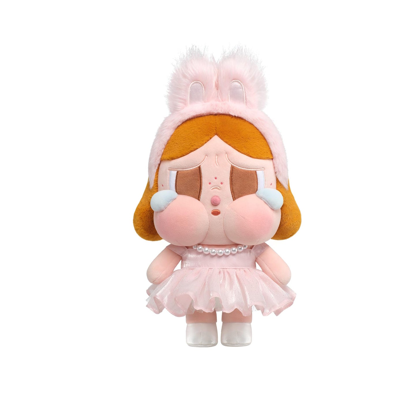POP MART Crybaby Shiny Shiny Series-Plush Doll (Pink), 11.0 cm Height Figurine, Crybaby Figure for Modern Home Decor, Collectible Toy Set for Desk Accessories