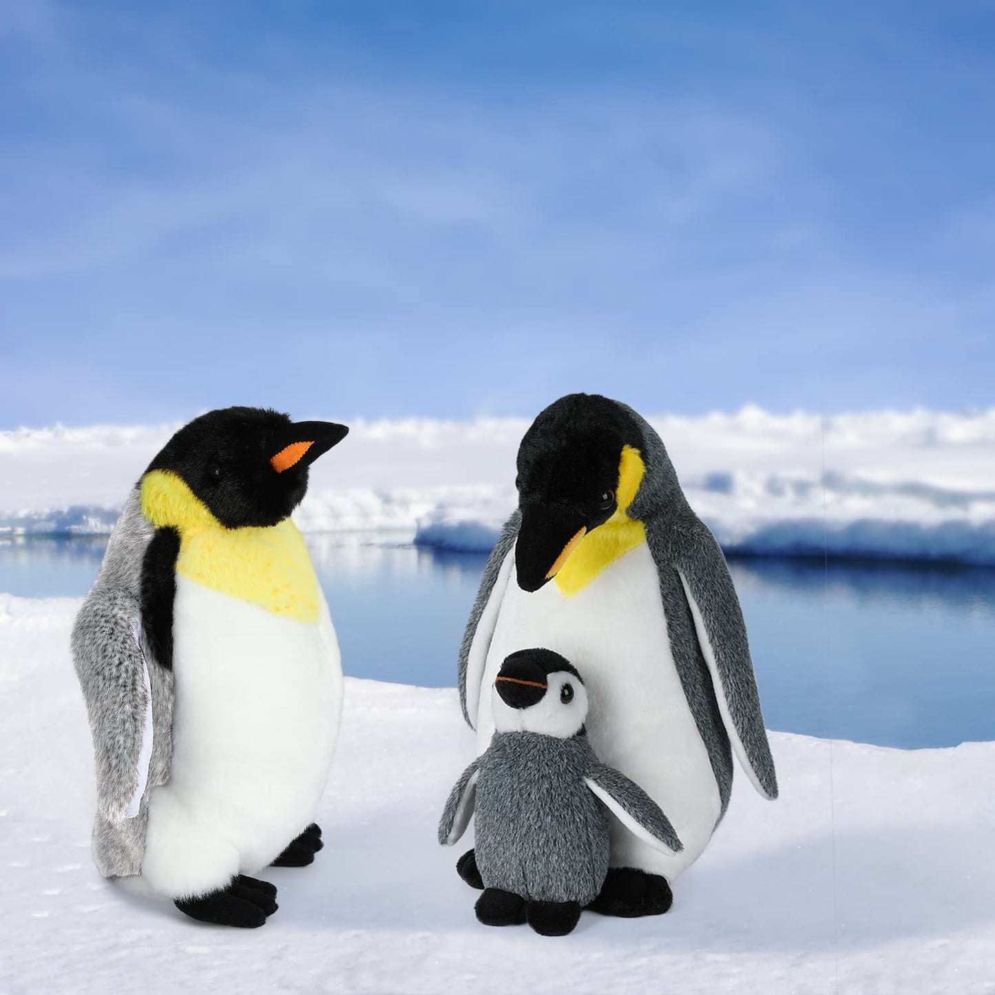 Penguin Plush Toy, 25cm Stuffed Animal Small Plushie Doll, Soft Fluffy Like Real Penguin Hugging Toy - Present for Every Age & Occasion