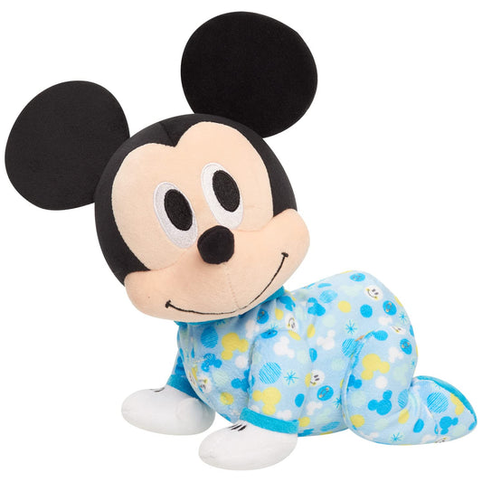 Disney Baby Musical Crawling Pals Plush, Mickey Mouse, Interactive Crawling Plush, Stuffed Animal, Officially Licensed Kids Toys for Ages 09 Month, Gifts and Presents