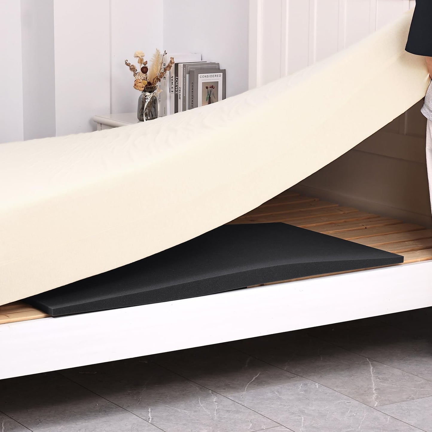 TANYOO Sagging Mattress Support Fix Sinking Beds High Density Foam Insert Pad for Sagging Bed Repair and Extends Life 47 x 25 x 2 Inches Pack of 2