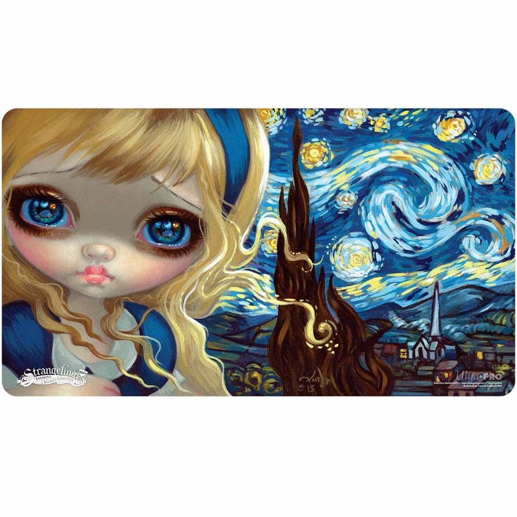 Ultra PRO - Jasmine Becket-Griffith Playmat - Starry Night, Limited Edition Collectible Non-Slip Table Gaming Accessory Premium Fantasy Art Playmat