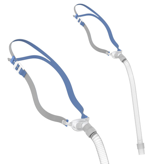 2 Packs Replacement Set for Airfit P10, Hose & Frame & Headhear Included, Comfortable Fit and Perfect Seal Without Noise, ItAll Supplies for CPAP Users (No Mask Cushion)