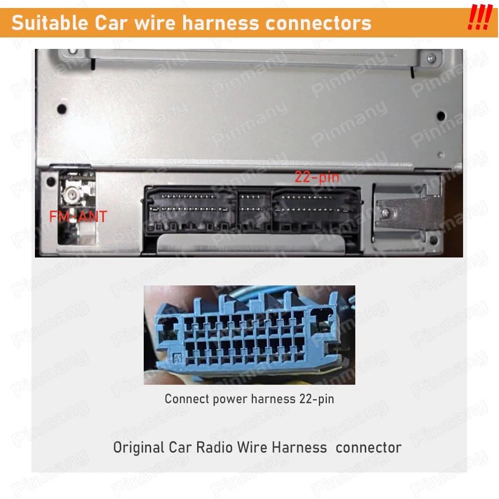 16pin Car Stereo Radio Power Retrofit Wiring Harness Adatper fits for Jeep Wrangler Cherokee Compass Grand Patriot Dodge Caliber Voyager
