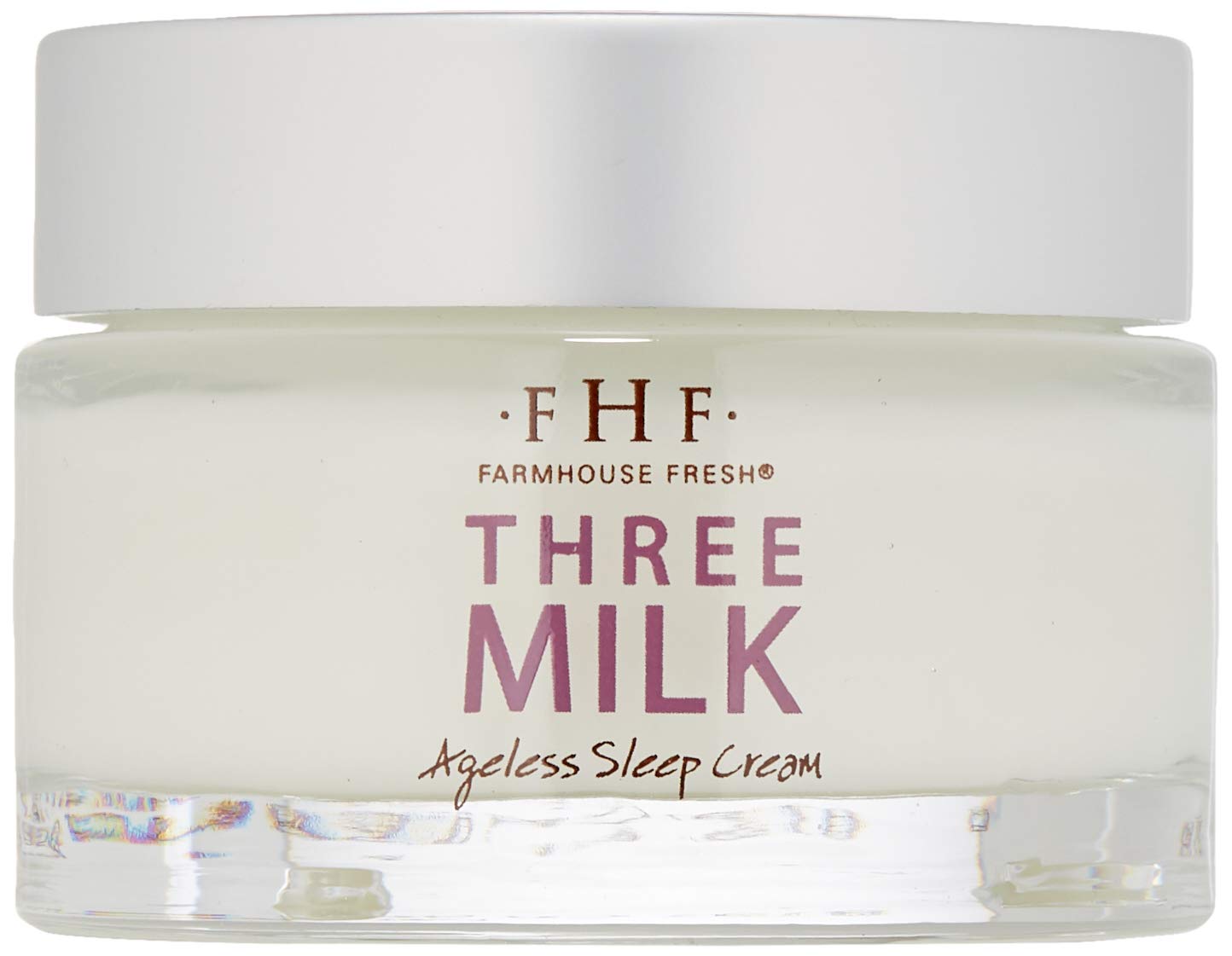 FarmHouse Fresh Face Moisturizer, Anti-Aging Cream. Hydrating Peptide Overnight Cream, Three Milk Ageless Sleep Cream. 1.7 Fl Oz