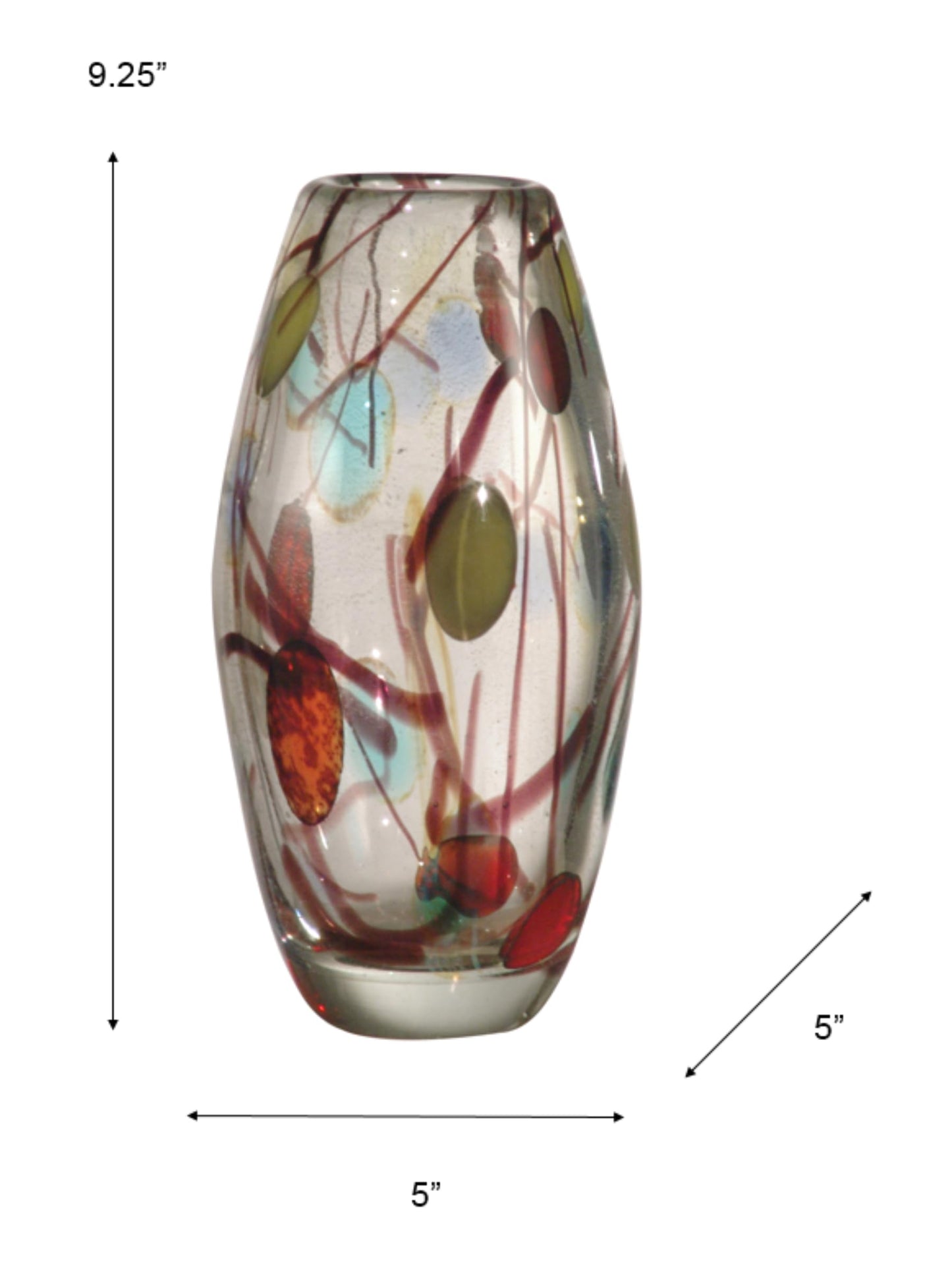Dale Tiffany AV10768 Lesley Art Glass Vase