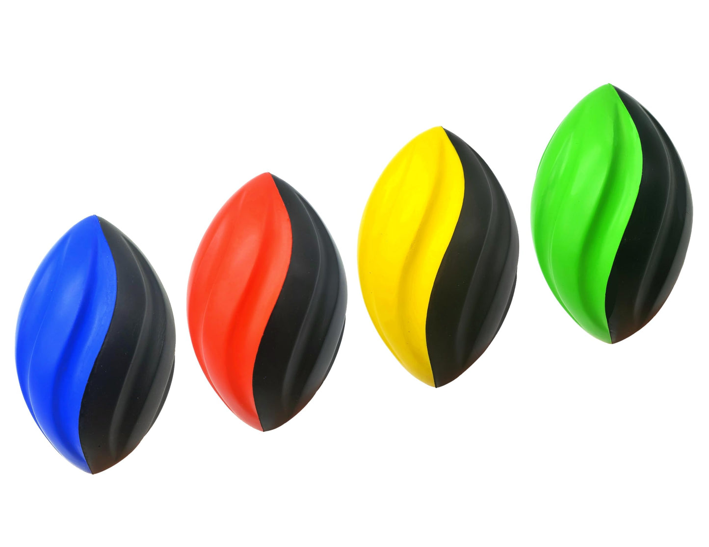 LMC Products 7" Spiral Mini Football - Foam Football is a Great Pool Football. Kids Football Comes in 4 Colors, Red, Yellow, Blue Green.