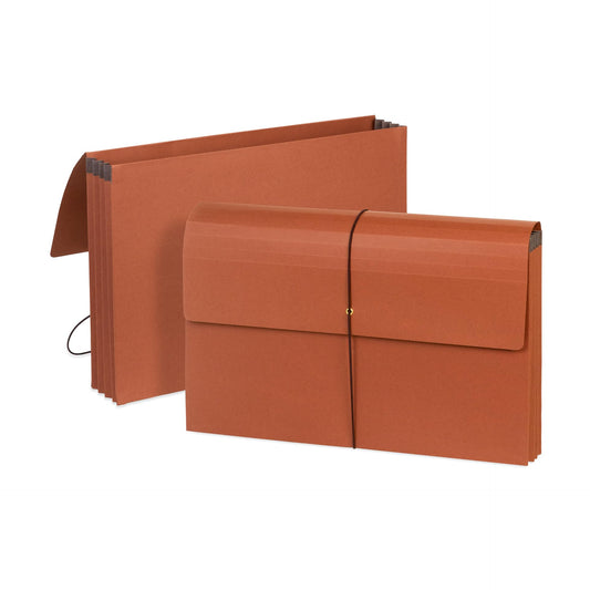 Blue Summit Accordion File Wallet with Flap and Cord Closure, Legal Size, 3” Expansion – 10 Pack