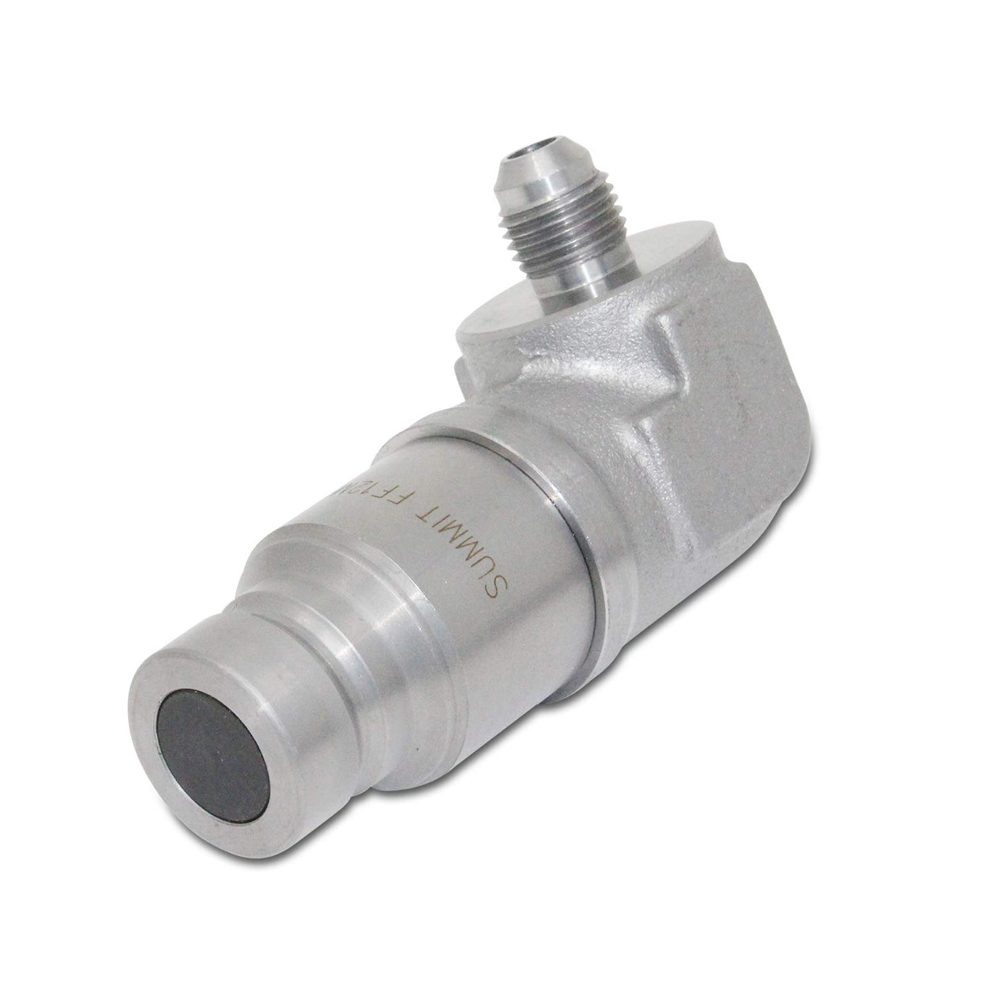 Summit Hydraulics 90 Degree Flat Face Skid Steer Hydraulic Quick Connect Coupler Set 3/8″ JIC Male Thread