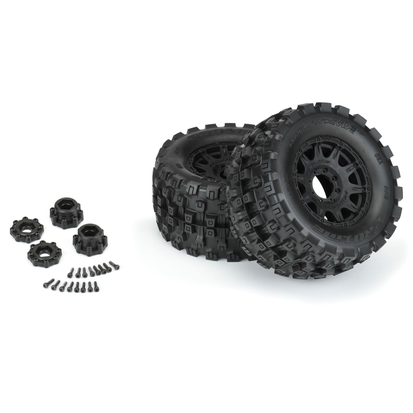 Pro-Line Racing Badlands MX38 HP 3.8 BELTD MTD Raid 8x32 17mm F/R PRO1016610 RC Tire