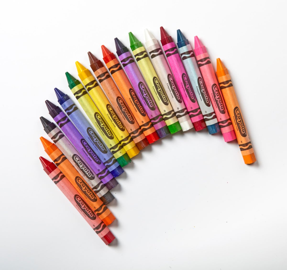 Crayola BIN528039 Triangular Crayon Classpack, 16 Colors, 256 Count