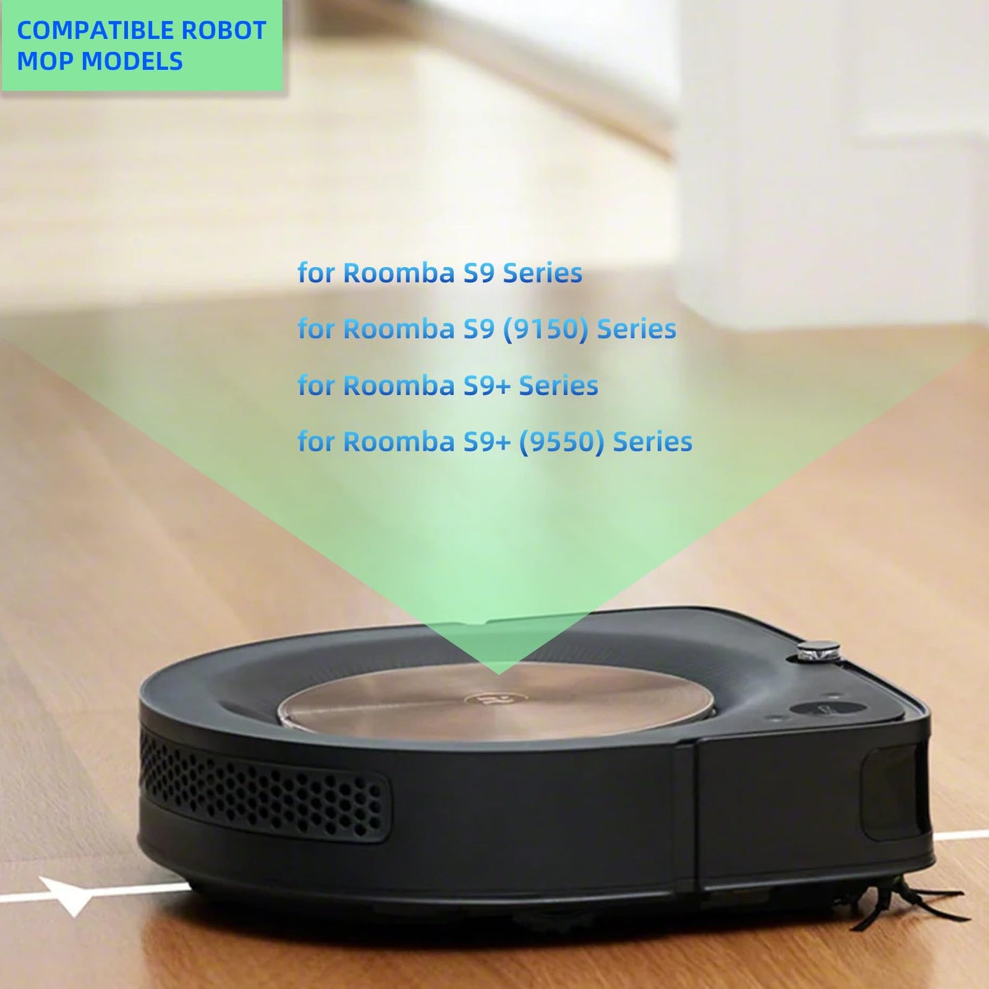 JGTM for Roomba S9 S9+ S9 Plus Battery Replacement, ABL-B Li-ion Batteria Compatible with iRobot S9 9150 9550 S955020 S955880 Vacuum Cleaners High Capacity 16.8V 75Wh 4500mAh