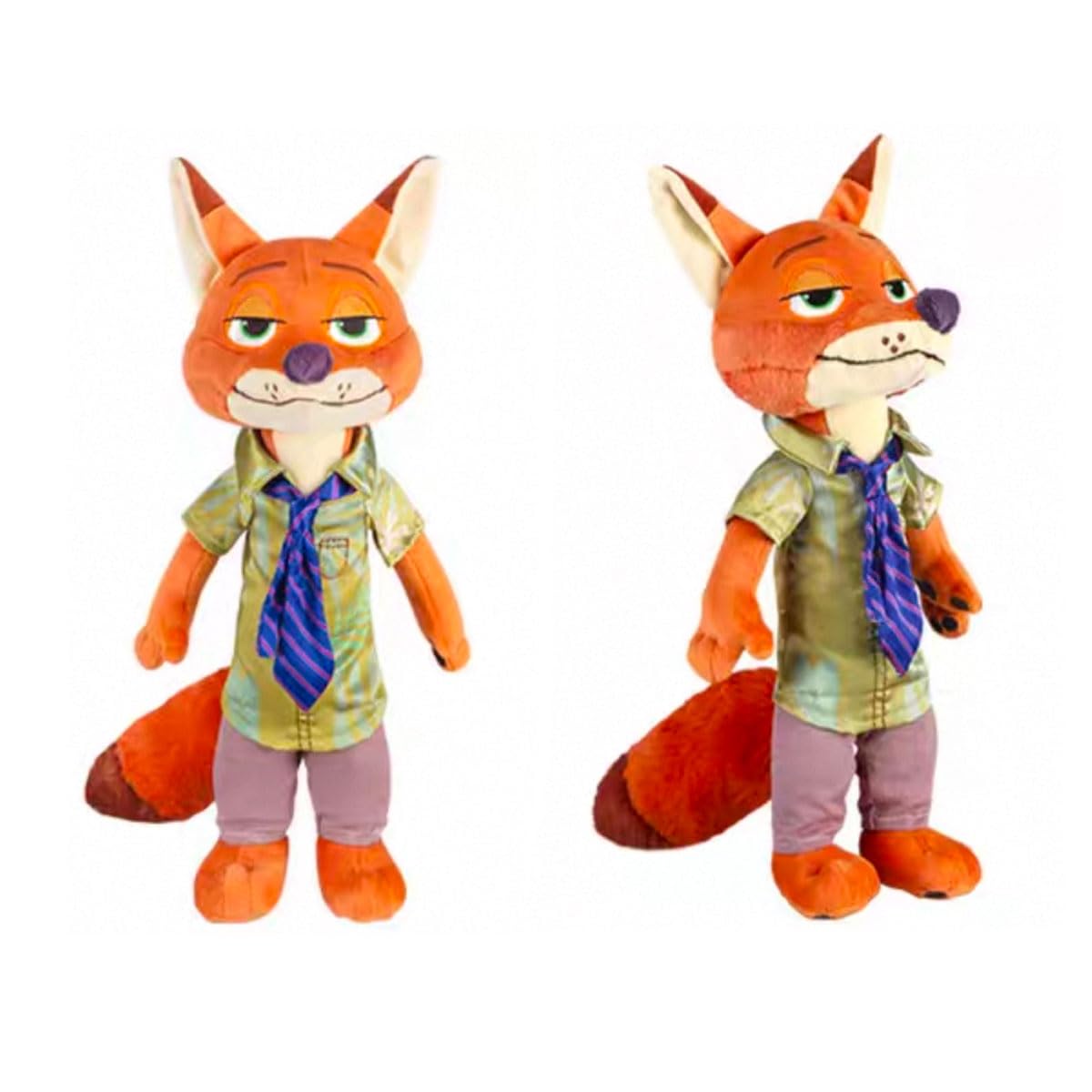 AYGITAL 2 Pcs Judy Rabbit & Nick Fox Plush Toys Gifts for Friends Family Kids Christmas Halloween Chidlren Day Gifts
