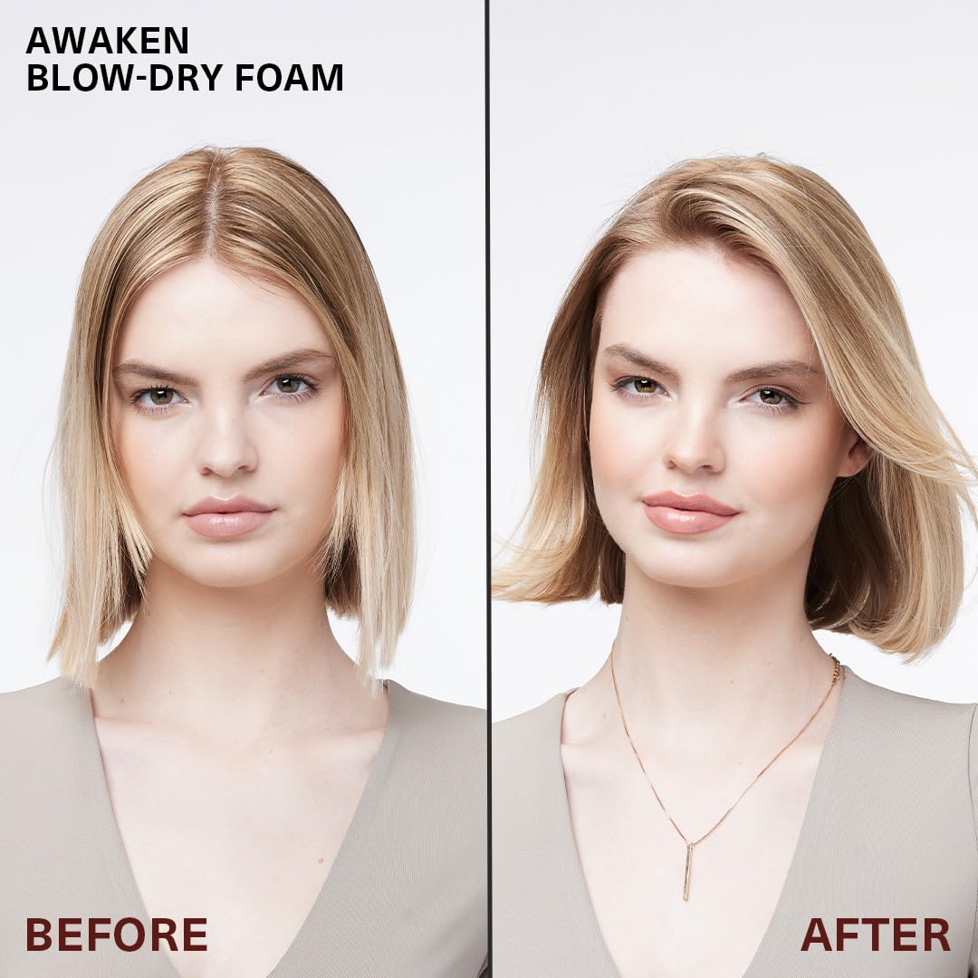 SURFACE Hair Awaken Thickening Blow Dry Foam, Protect, Strengthen Fine & Fragile Hair, 5 Fl. Oz.