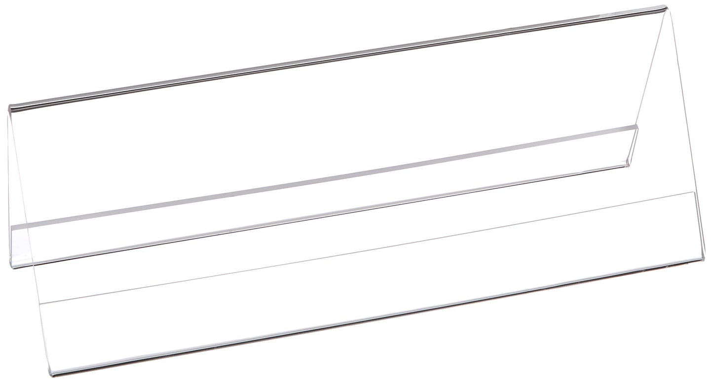Azar Displays 192810 11" W x 4.25" H 2-Sided Nameplate (10 Pack)