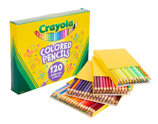 Crayola 68-8020 120 Count Colored Pencils