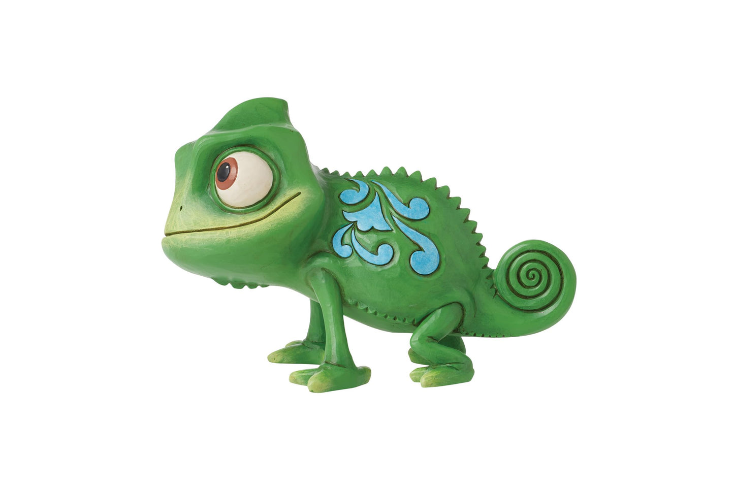 Enesco Disney Traditions Collection by Jim Shore Tangled Pascal The Chameleon Figurine- Stone Resin Hand Painted Crafted Collectible Rapunzel Disney Mini Figurines Home Decor Statue, 3.75 Inch