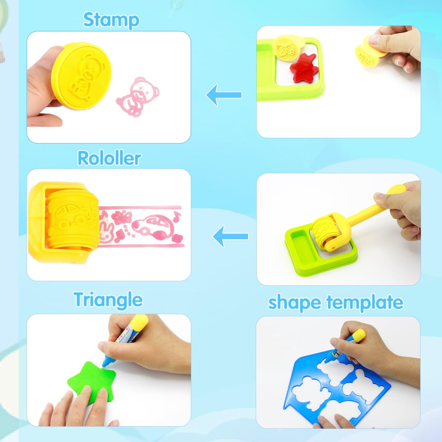 Reusable Water Doodle Mat for Writing and Writing