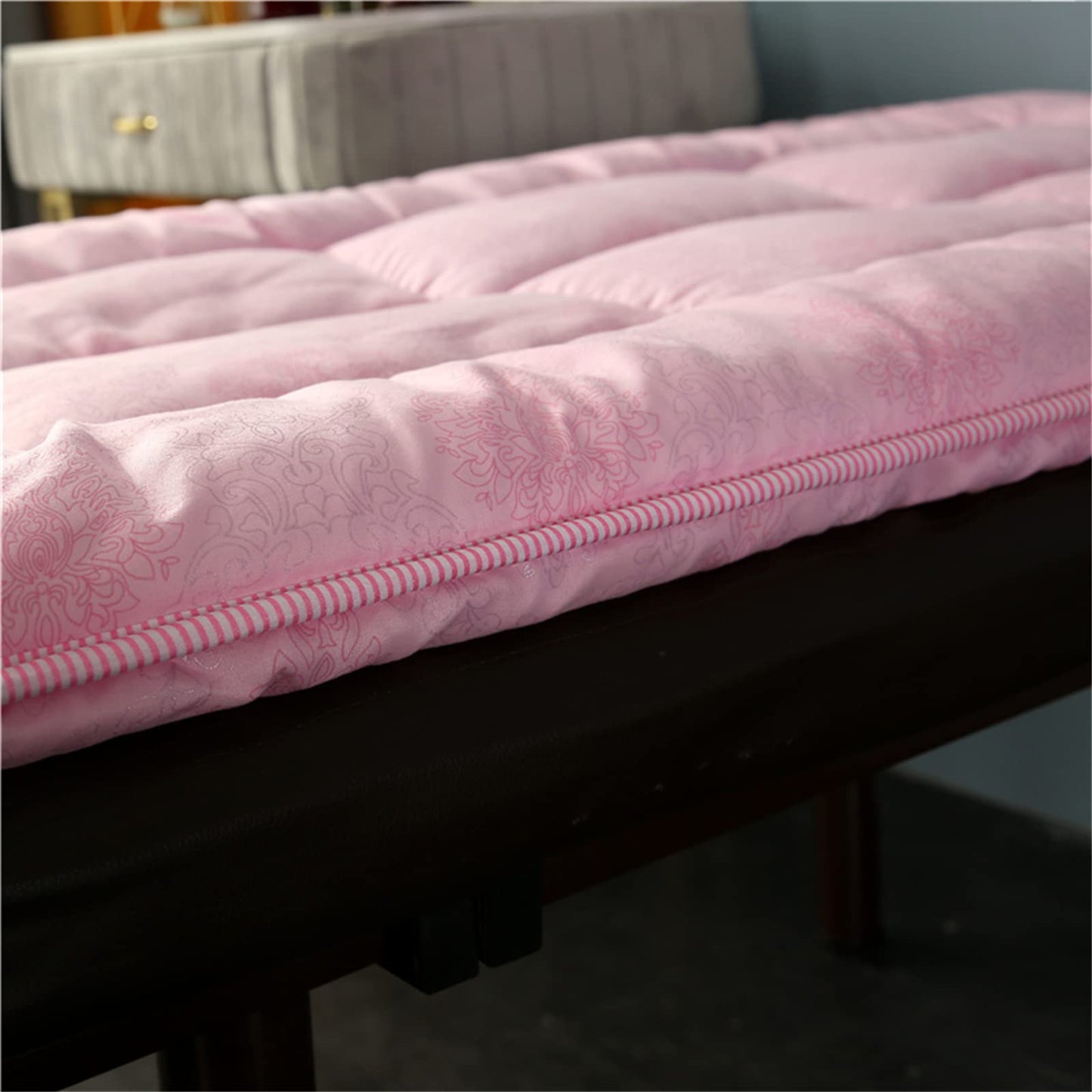 MWNAGO Spa Massage Table Pad & Face Cradle Set - Soft and Comfortable Thick Facial Bed and Headrest Cover 75"x31.5" Thickened Mattress with Holes