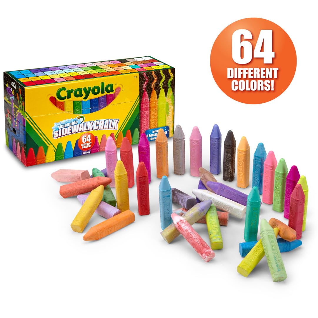 Crayola 64ct Ultimate Washable Chalk Collection